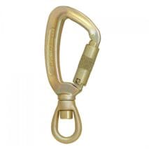 ISC KH260 Swivel Eye Steel Triple Lock Carabiner (Fall Indicator)