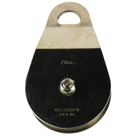 CMI RP122 100mm Stainless/Aluminium Pulley - Bushing