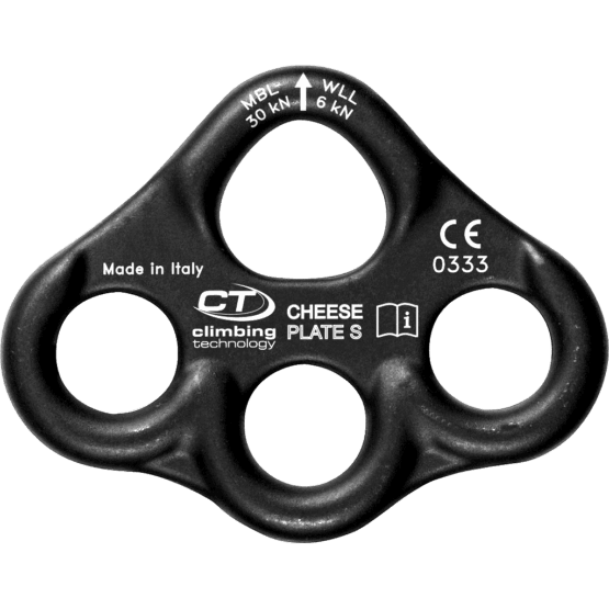 CT Small Cheese Plate (Rigging Plate) - Black