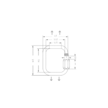 Alternative view of Maillon Square Screw-link