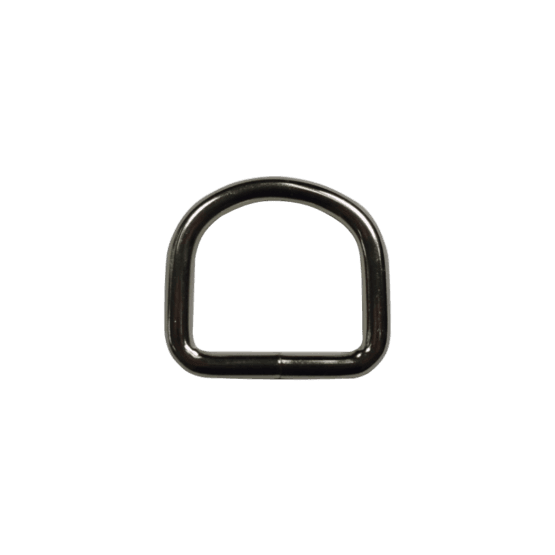 D-Ring - Tall - 25mm - Silver