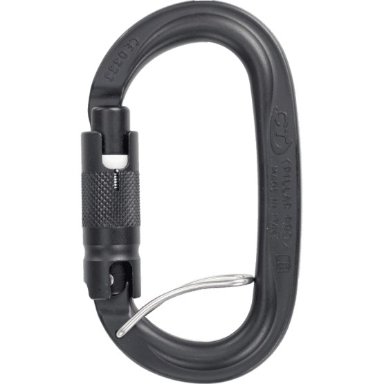 CT Pillar Pro TGL Oval Triple-Lock Carabiner (ACL) - Black