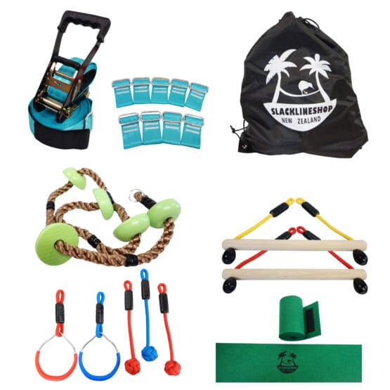 Ninja Line Slackline Kit – 15m – Includes Tree Protection