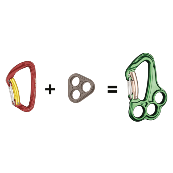 Grivel Vlad Rigging Plate Carabiner - Twin Gate System - Image 2