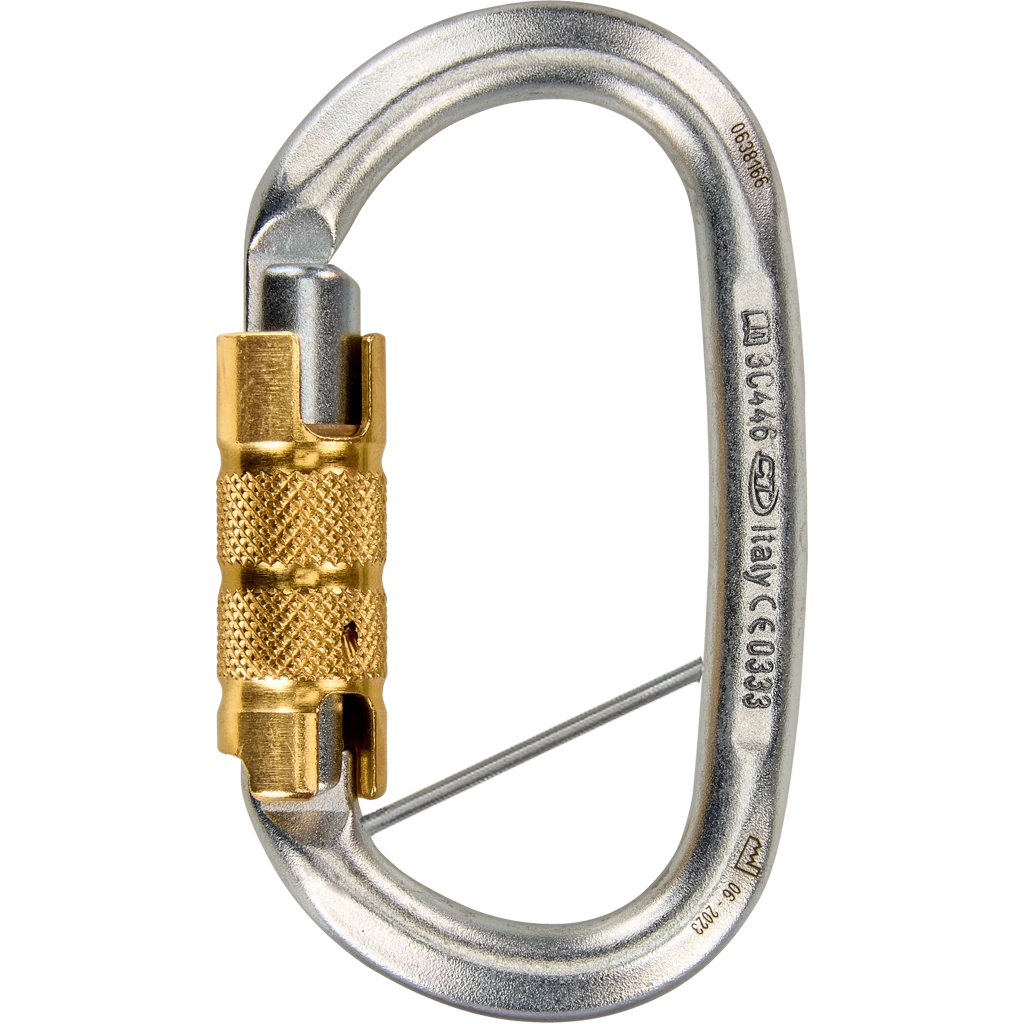 CT Pillar Oval Steel Triple Lock Carabiner – Captive