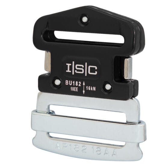 ISC Klick Lock Buckle - 45mm - Black - Sliding Bar