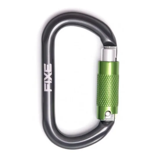 Fixe Symmetric Oval Triple-Lock Carabiner - Grey - Image 2