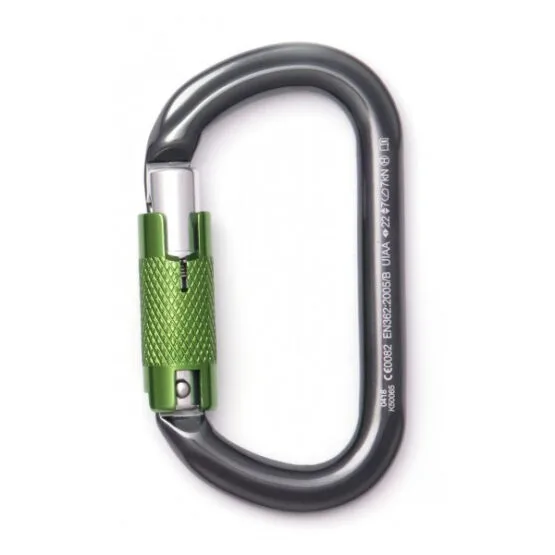 Fixe Symmetric Oval Triple-Lock Carabiner - Grey