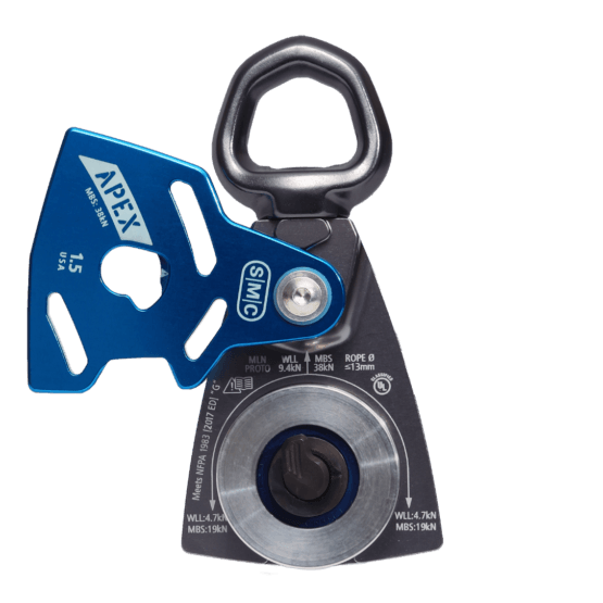 SMC 38mm Apex Swivel Pulley - Blue - Image 2