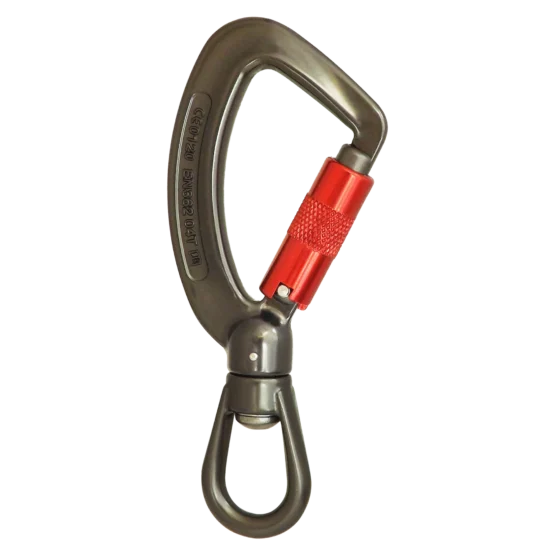 ISC KH255 Swivel Eye Triple Lock Carabiner