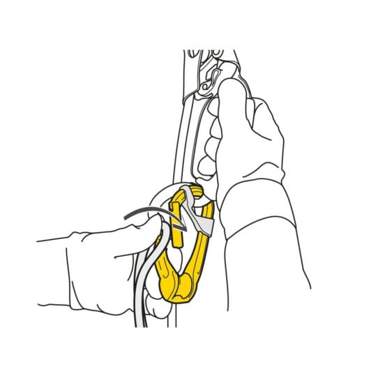 Petzl Rollclip A Triple Lock Carabiner - Image 3