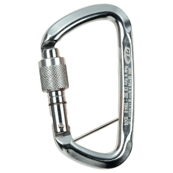 CT D-Shape Screw Gate Carabiner (Captive Pin)