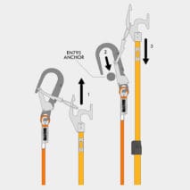 Alternative view of CT Hook Anchor - Hook Only