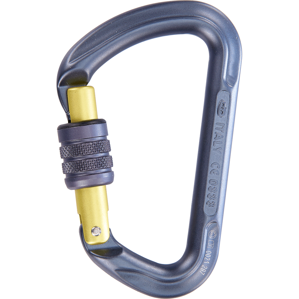 30KN Heavy Duty Screwgate Locking Carabiner D-Ring Clip Hook for Climbing  Caving