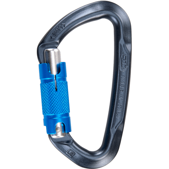 CT Lime Twist Lock Carabiner - Blue