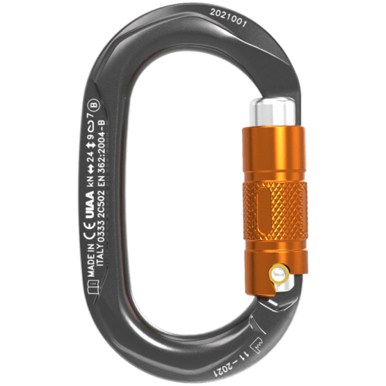 CT OVX Small Oval Triple Lock Carabiner - Grey - Image 2