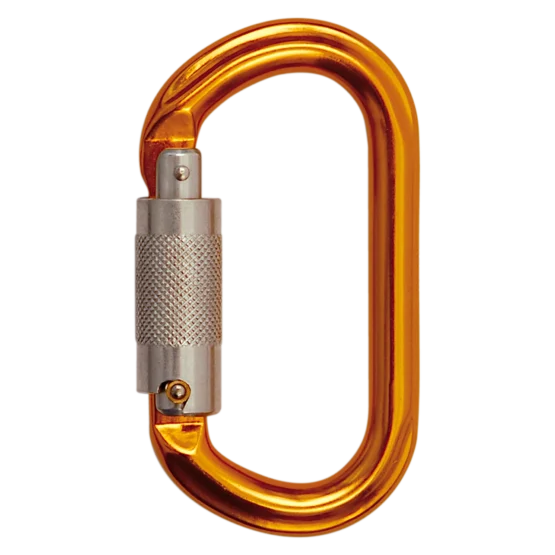 Skylotec Ovaloy Triple Lock Carabiner - Orange