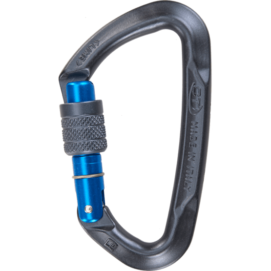 CT Lime Screw Gate Carabiner - Grey/Blue