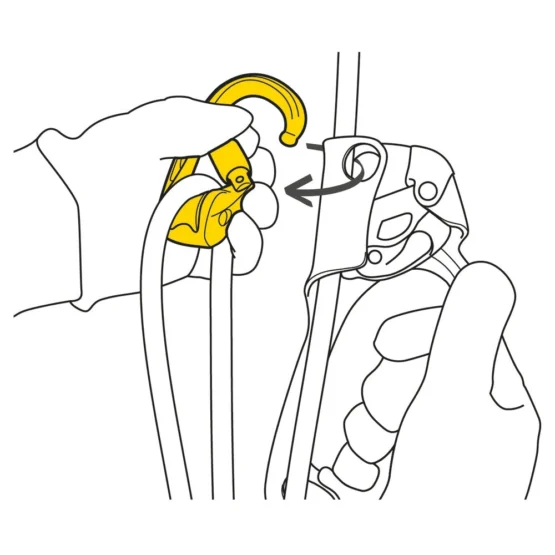 Petzl Rollclip Z Triple Lock Carabiner - Image 3