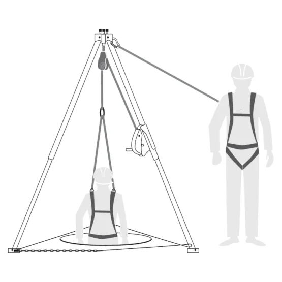 Skylotec Triboc Rescue Tripod (Tripod Only) - Image 2