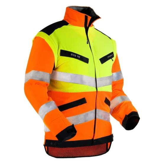 Pfanner KlimaAIR Hi-Vis Jacket - Orange/Yellow