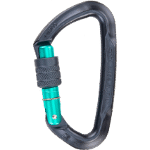 CT Lime Screw Gate Carabiner - Grey/Green