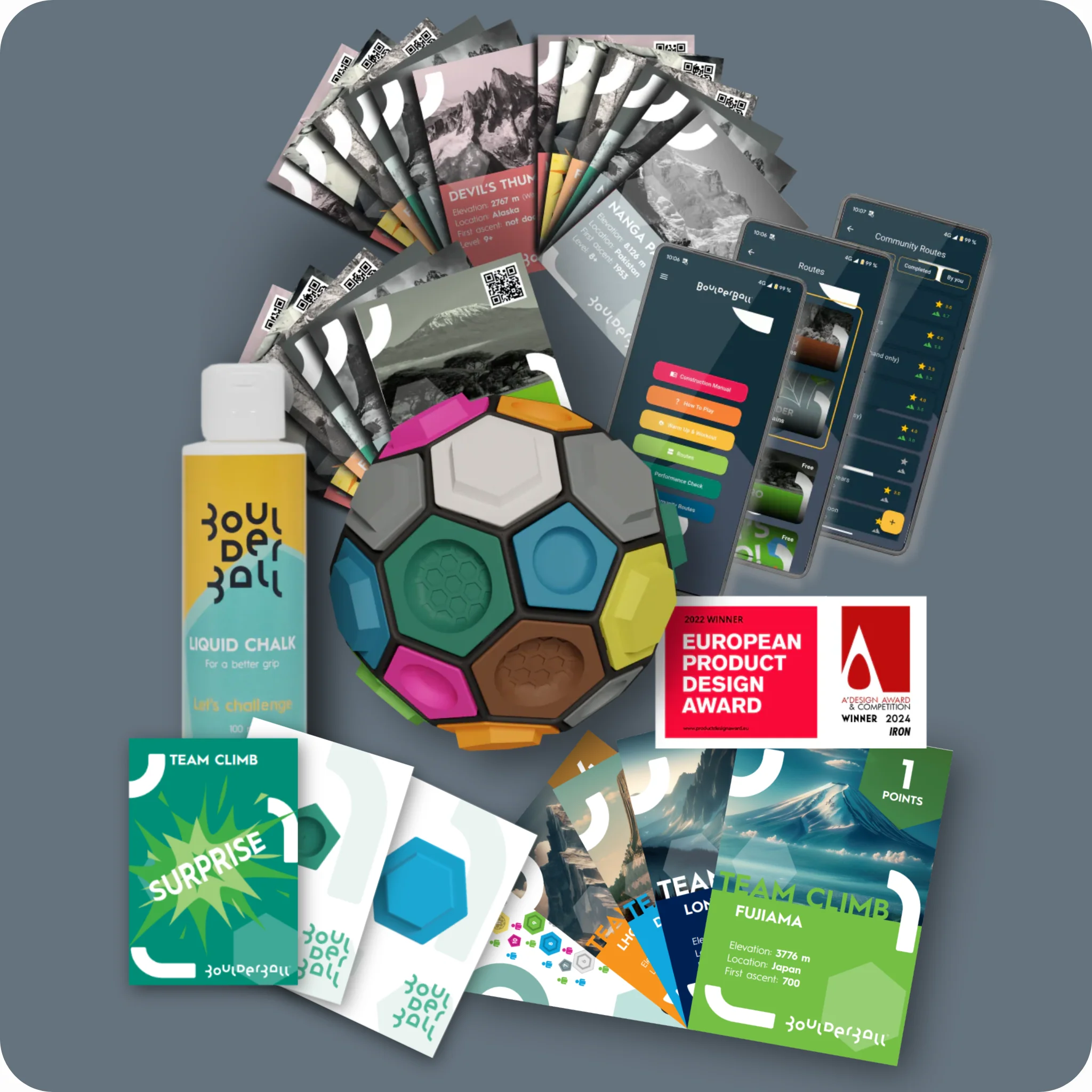 Boulderball Team Climb – XXL Box