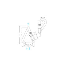 Alternative view of Maillon Rapide Delta Twist Screw-link - 9mm