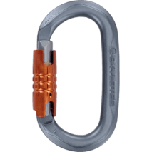 Skylotec OBX Triple Lock Carabiner - Grey/Orange