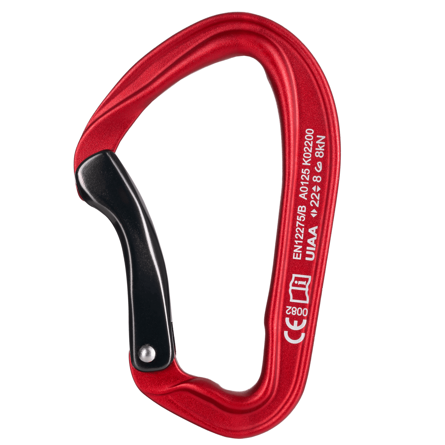 Fixe Picot Bent Gate Carabiner - Red